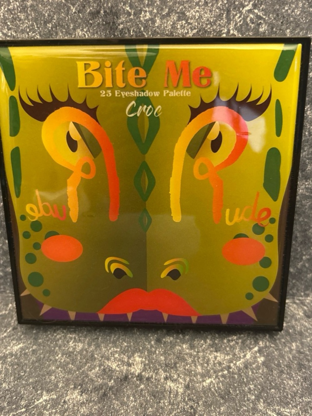NEW RUDE Bite Me Croc 25-Eyeshadow Palette